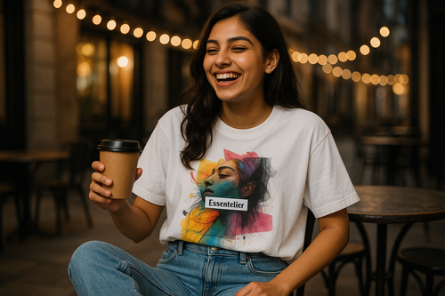 Artsy Tee Cafe Mockup