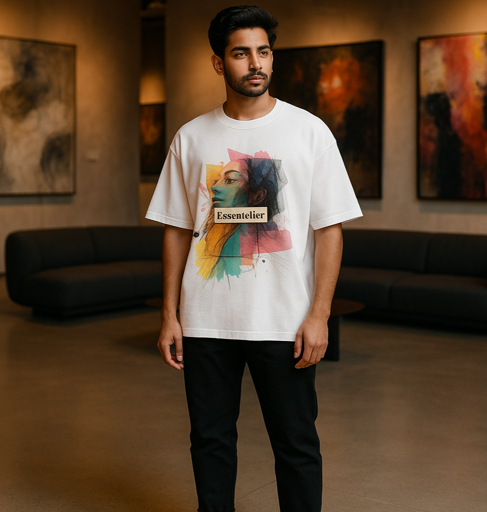 Essentelier Artsy Tee Gallery Mockup