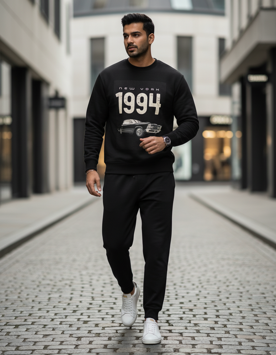 Luxury New Yorker Sweatshirt Mockup