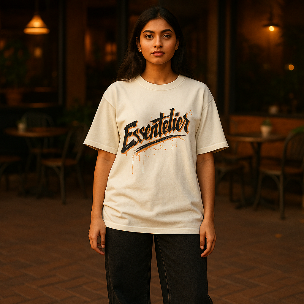 Off White Edgy Tee Mockup